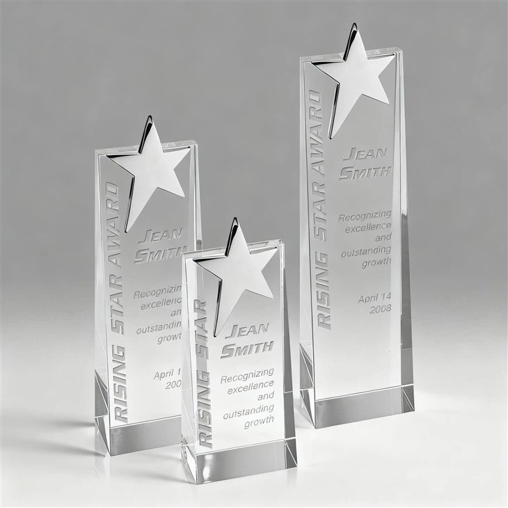 Custom Crystal Wedge Awards price