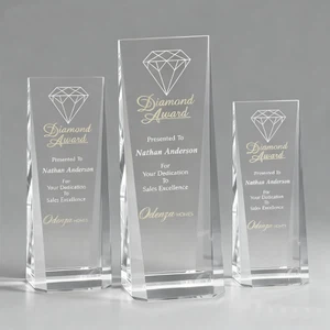 Quliaty Crystal Wedge Award Quliaty Crystal Wedge Award